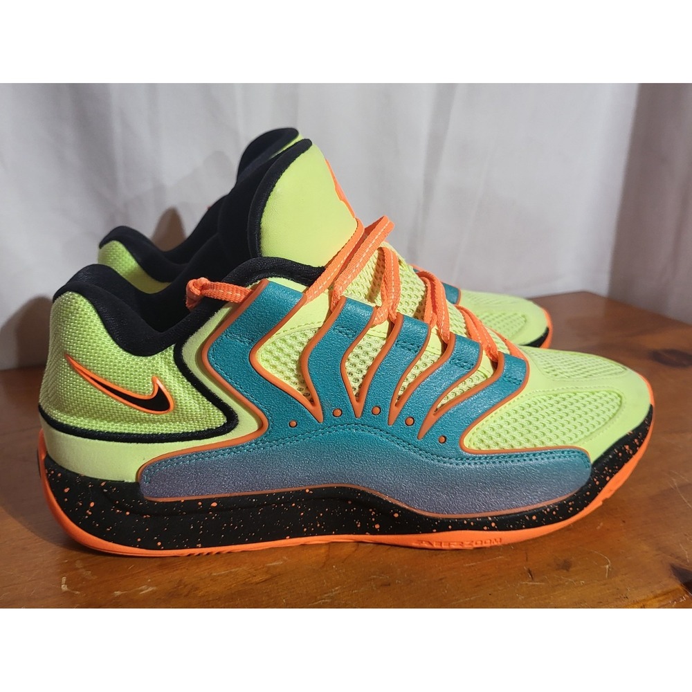 Nike KD 18 Clear Jade Liquid Lime Mens Size 10 Basketball Shoes Kevin Durant - Picture 2 of 16
